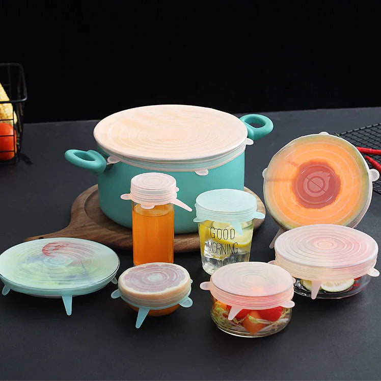 SillyCony™ - Lot de couvercles extensibles en Silicone