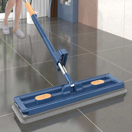 FlexiMop™ - 360° Self-Wringing Mop with Handle