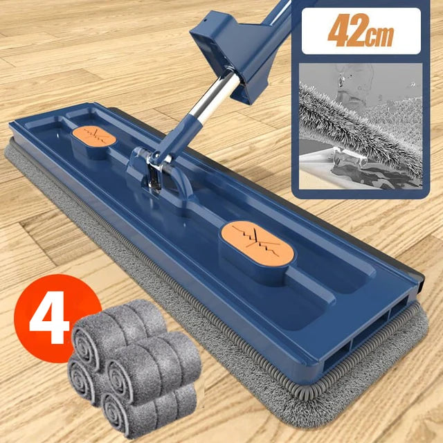 FlexiMop™ - 360° Self-Wringing Mop with Handle